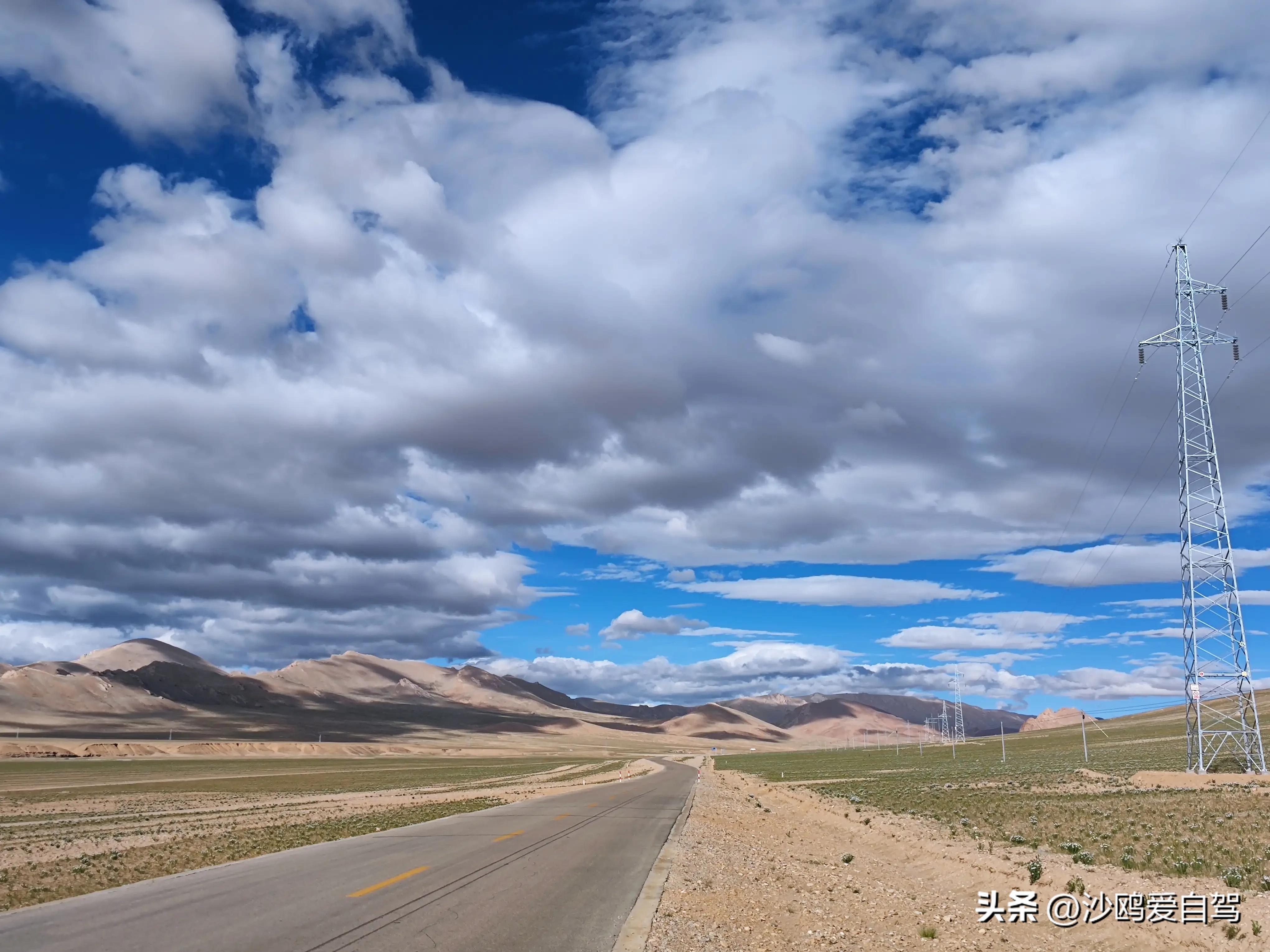 自驾四进*藏西***疆新**第12天:人在囧途:当惹雍措圣湖边陷车,轮胎鼓包