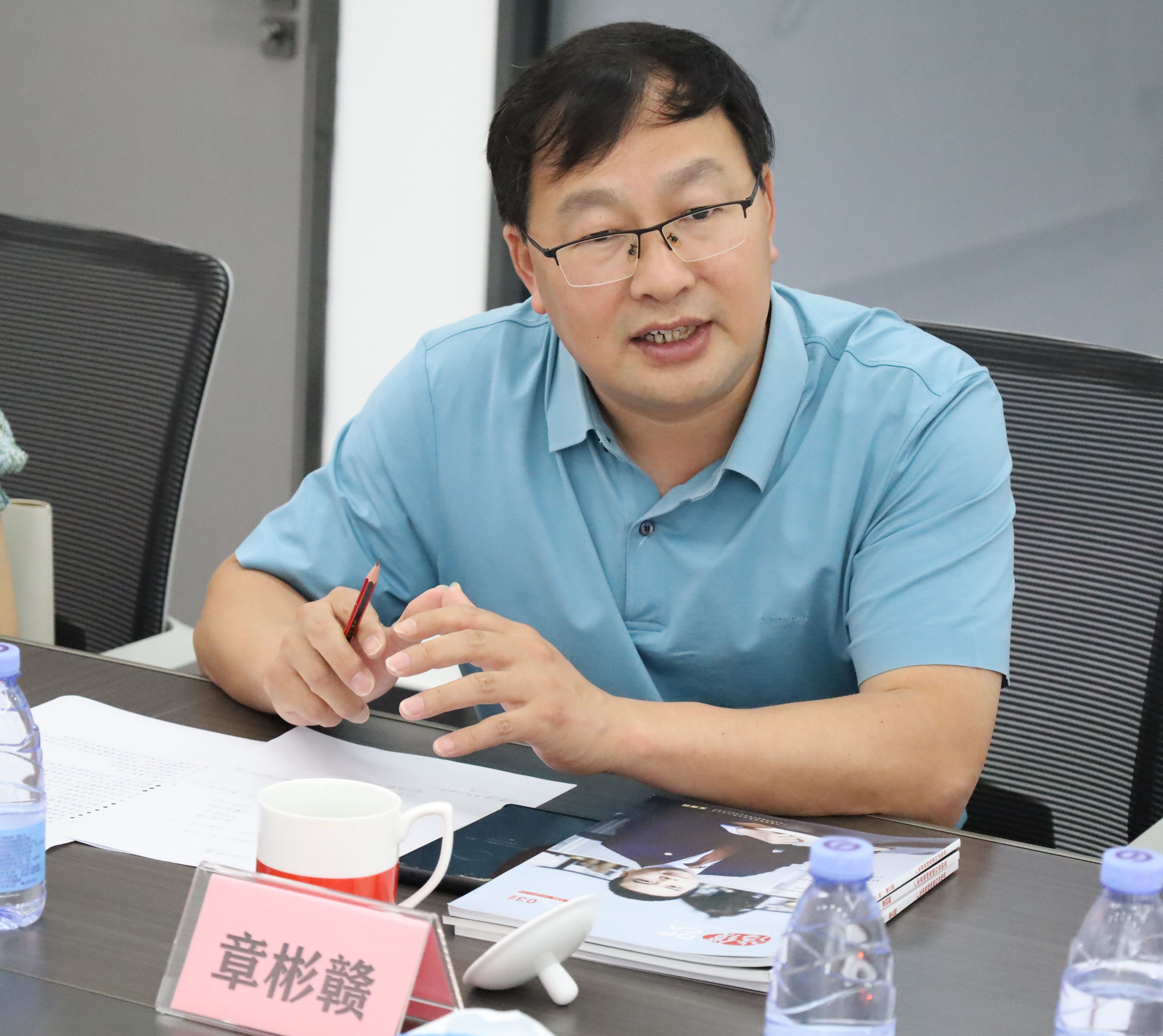 江西省安福县政府领导一行莅临广东线缆协会调研指导