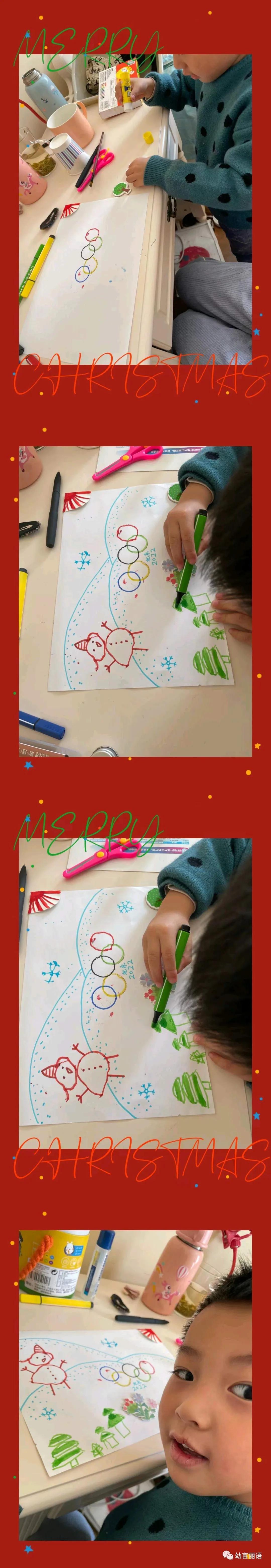 助力冬奥创意美术手工,冬奥会冰墩墩和雪容融绘画