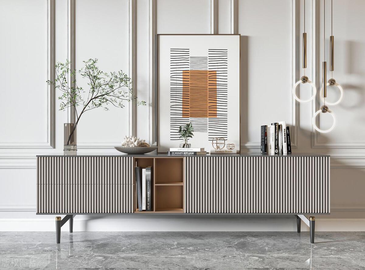 电视柜高度是400好还是450好,家用电视柜标准高度