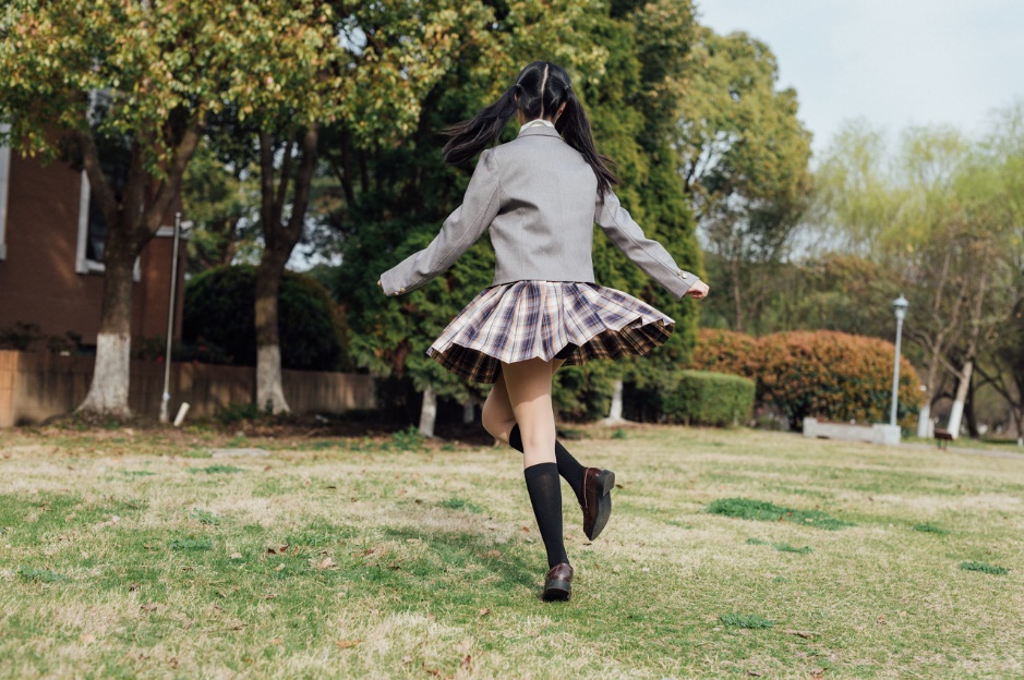 jk制服少女有多精致,jk制服套装女生和男生