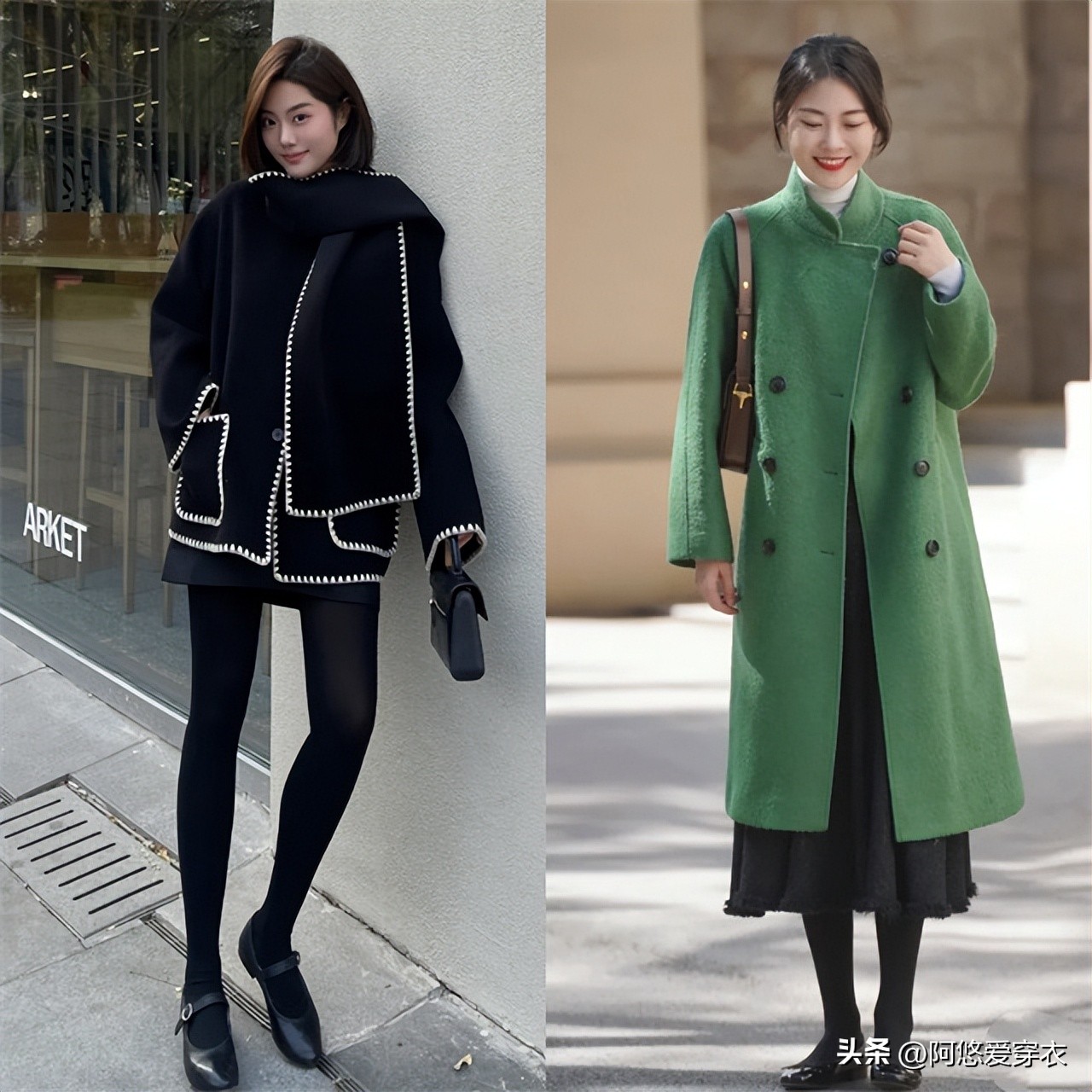 显瘦又保暖的鲨鱼裤穿上也太美了,小个子冬季显瘦鲨鱼裤穿搭