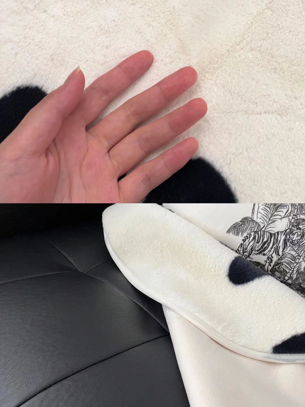 我妈说，皮沙发总算不冷冰冰啦