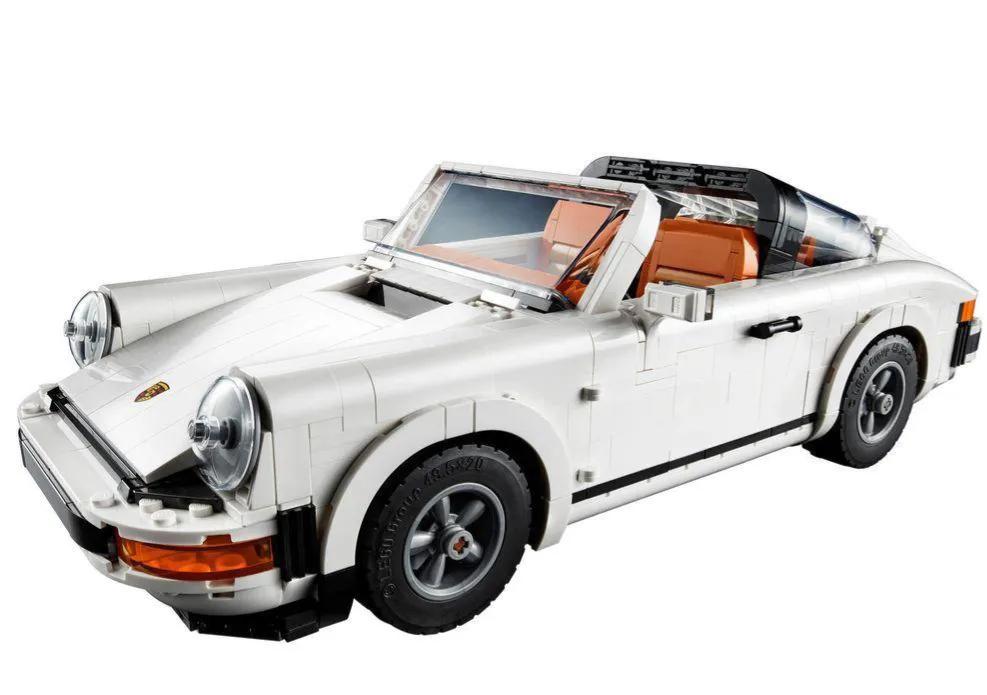 乐高保时捷911赛道版细节图,乐高10295保时捷911