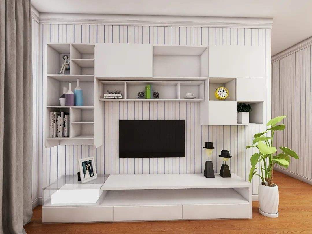 一整面墙电视柜效果图,整面电视柜的优缺点