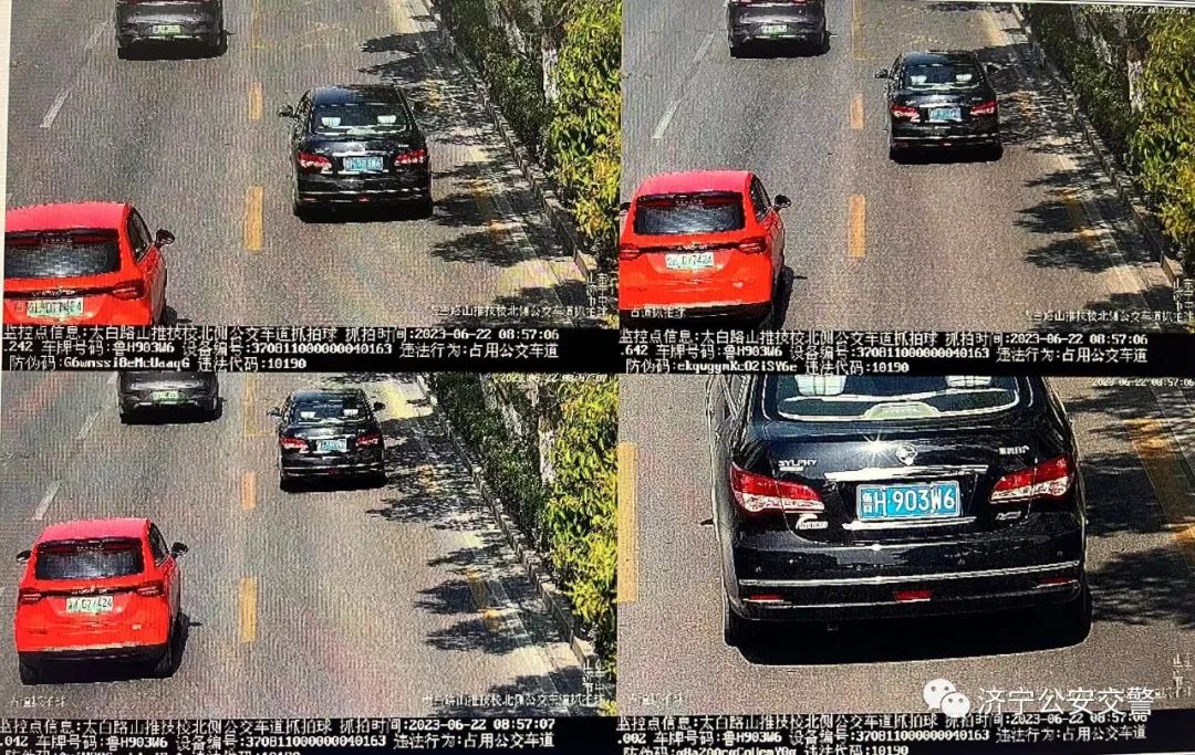 交警严查公交车道占道行为,明起占用公交专用道将被处罚