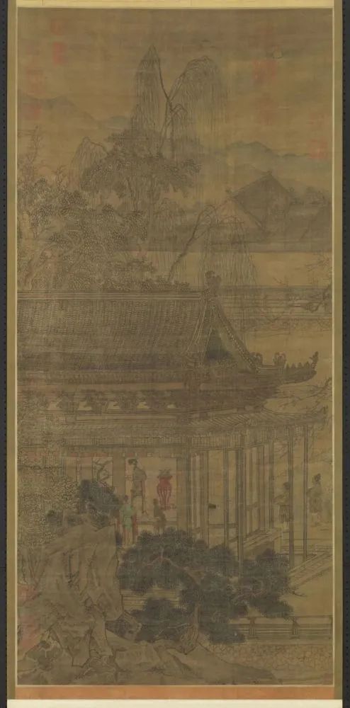 娓呯鏈堝鍙ょ敾,鍙ょ敾涓殑绉嬪ぉ鏅氫笂鍥剧墖