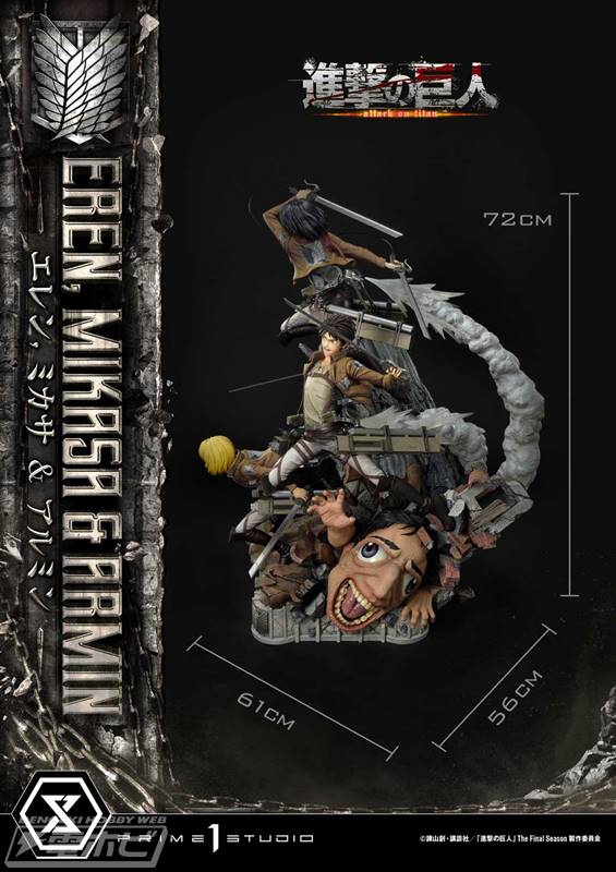 进击的巨人艾伦最终季手办,《进击的巨人》始祖艾伦手办