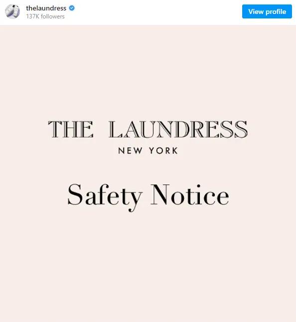 laundress产品召回公告,laundress洗衣液
