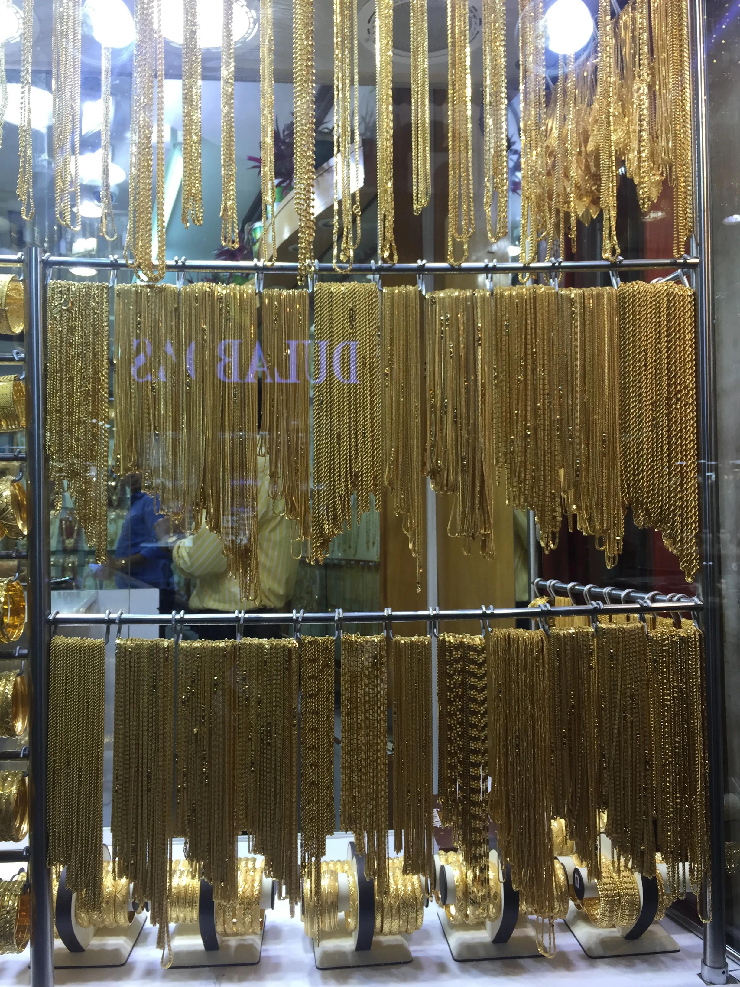 迪拜土豪男士金戒指,探秘最大的黄金市场