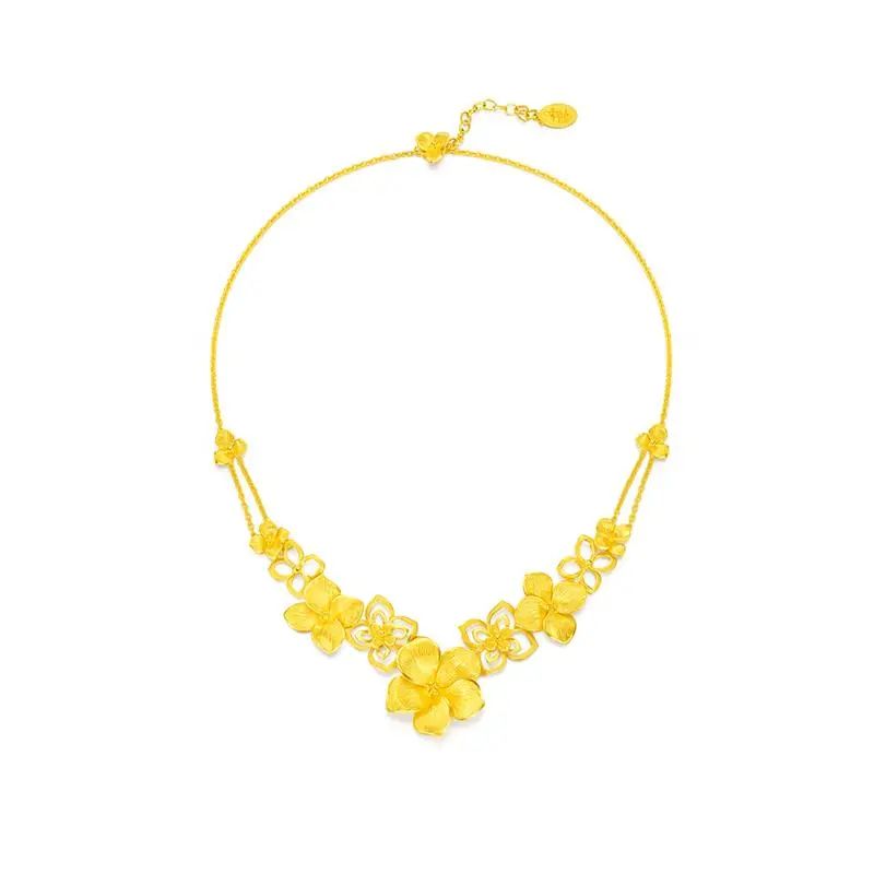 周大福项链新款2023婚嫁系列,周大福黄金首饰婚嫁系列