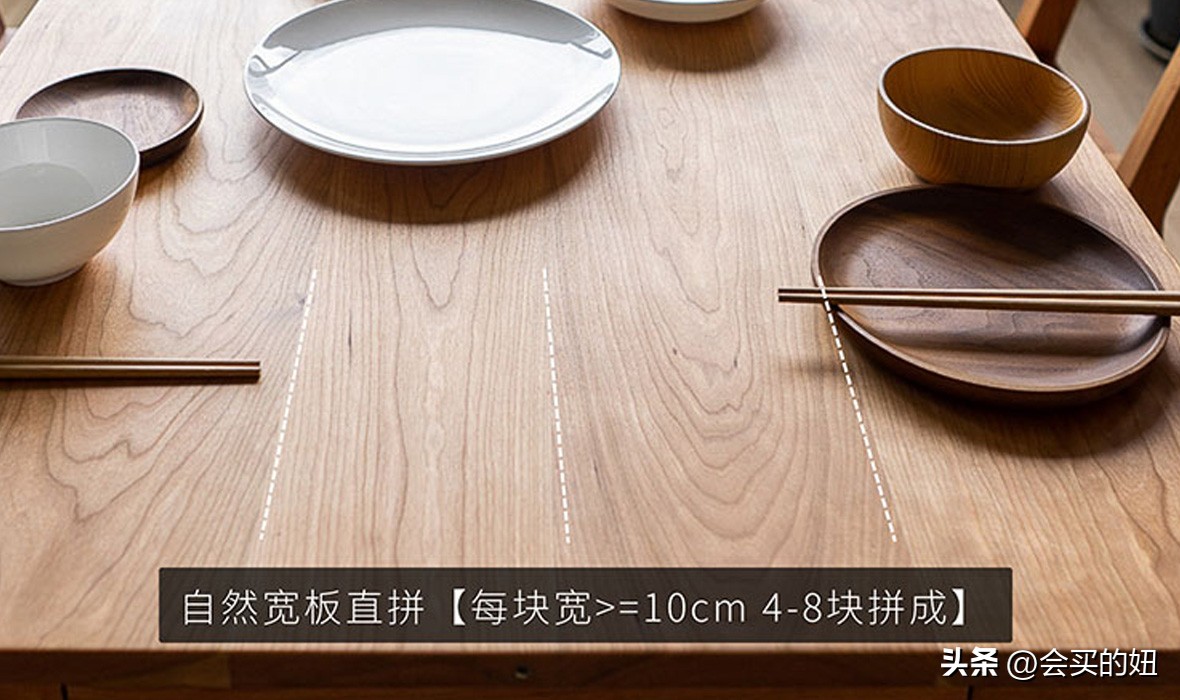 餐厅加厚实木餐桌纯实木,值得推荐的实木餐桌