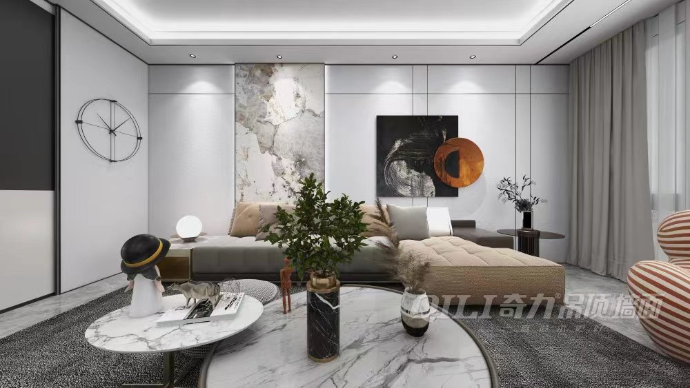 网红客厅沙发背景墙挂画现代简约,如何设计客厅沙发背景