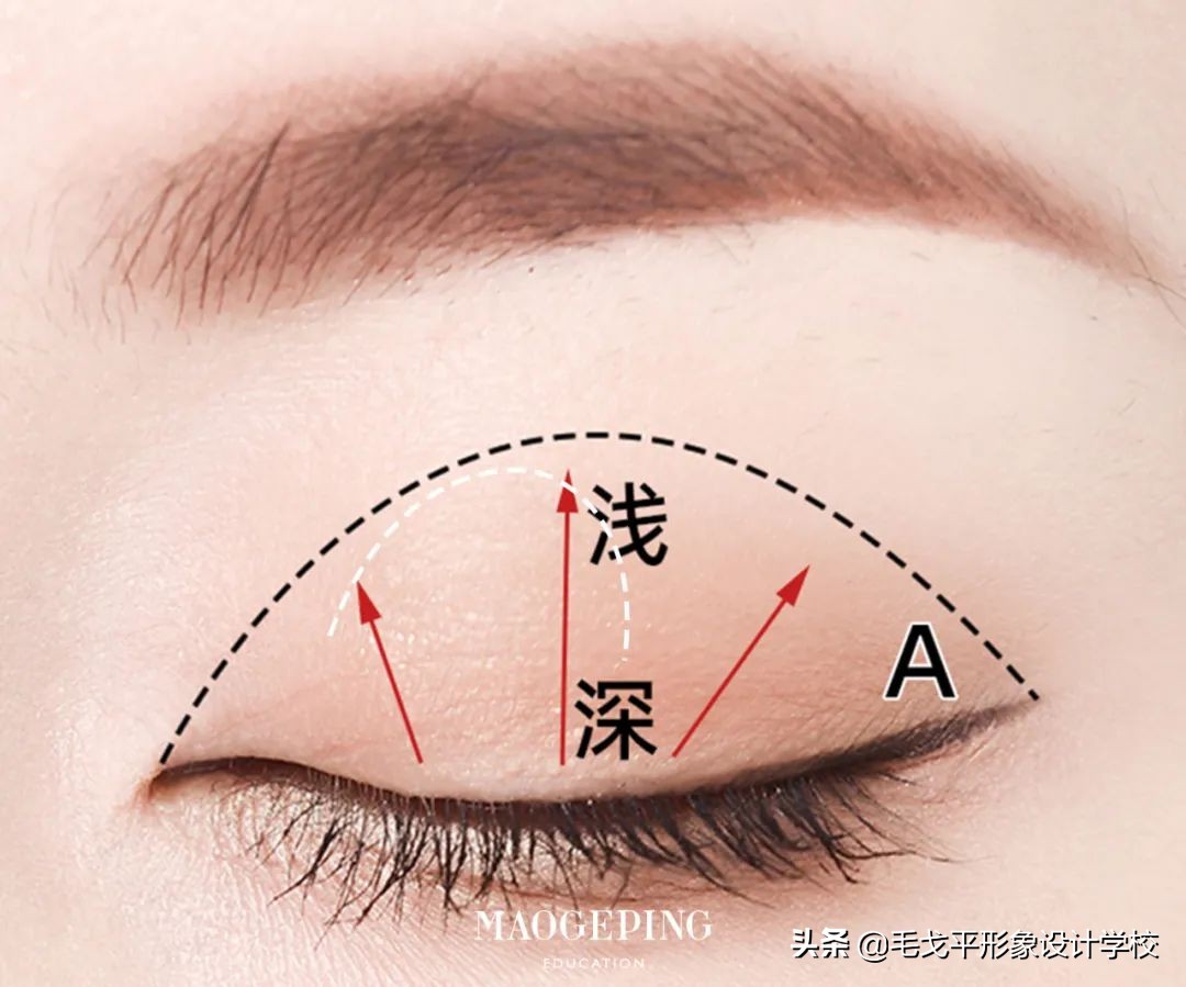 3ceovertake内双肿眼泡眼妆教程,单眼皮肿眼泡内双下垂眼妆画法