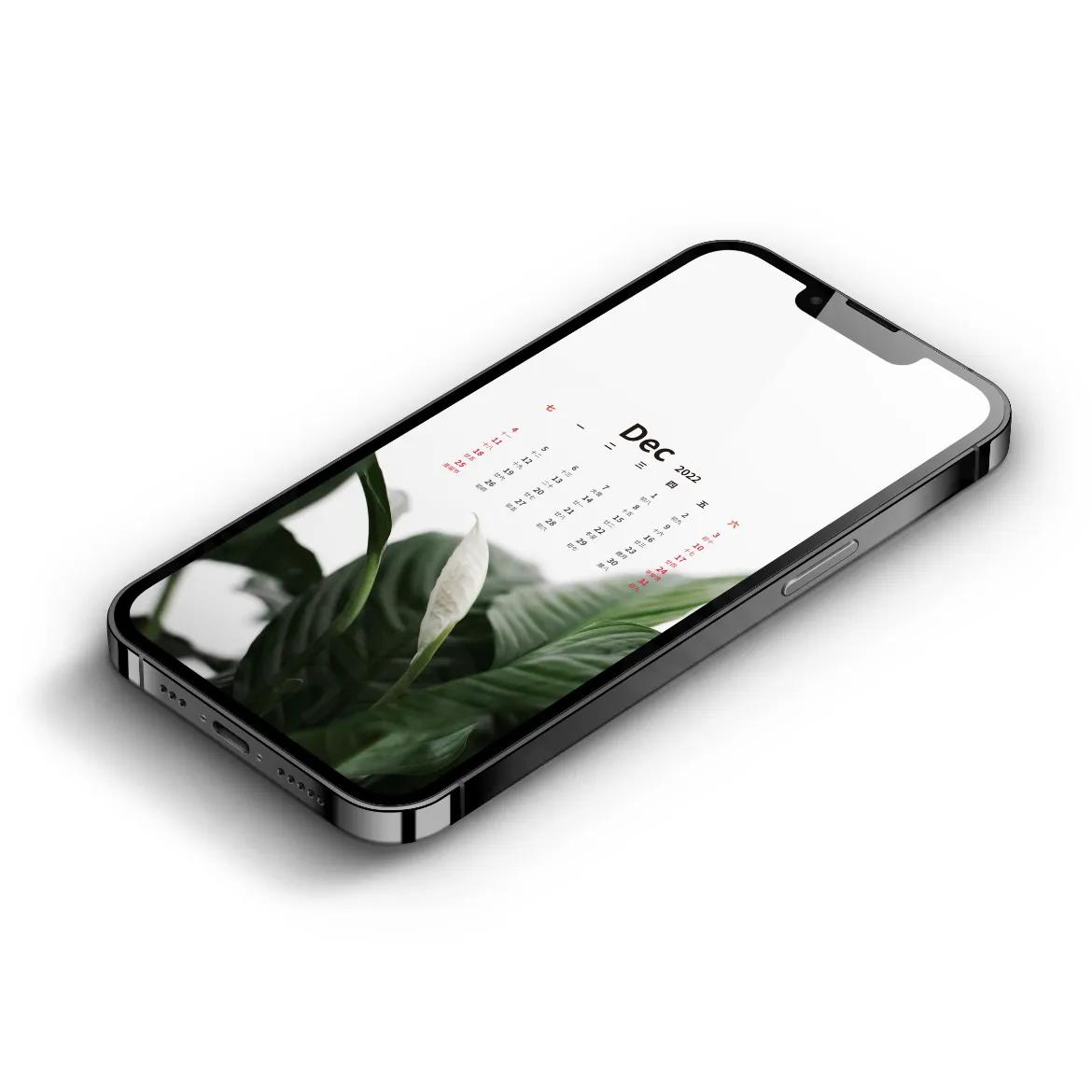 十二月日历壁纸,手机壁纸12月29日