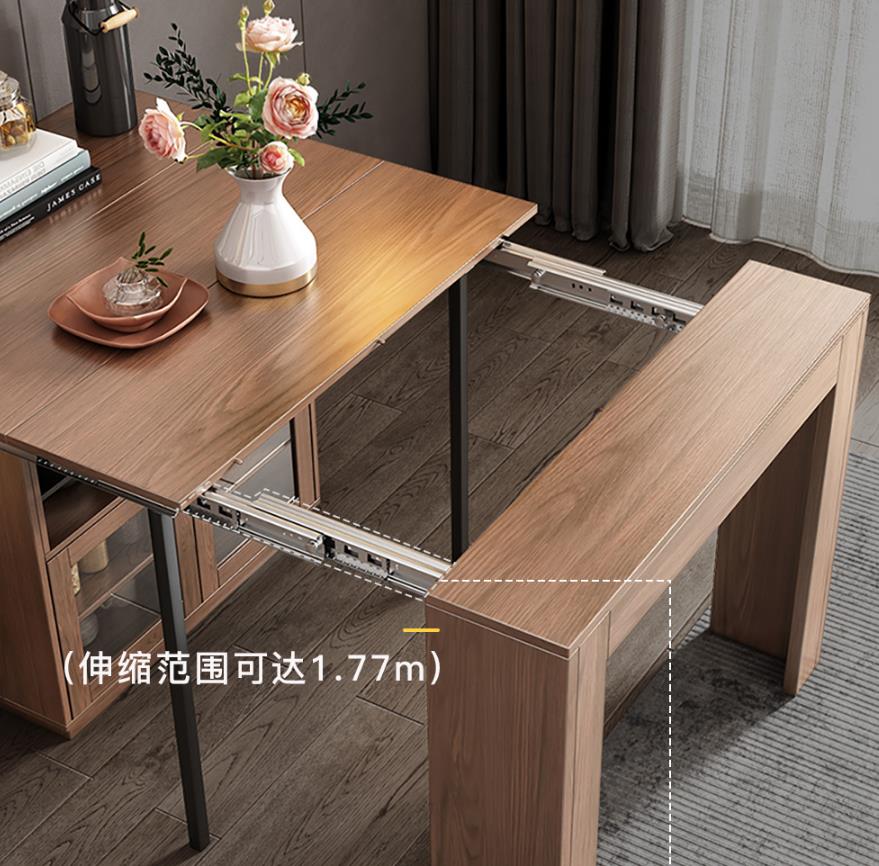 小户型折叠餐桌最新款实用,折叠6人餐桌小户型网红款