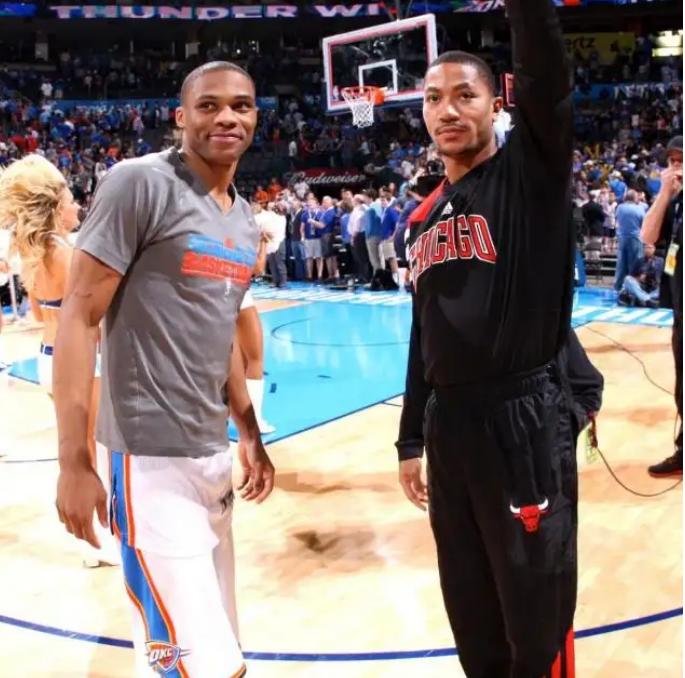 罗斯和威少得分数据对比，同届MVP，差距还真不小