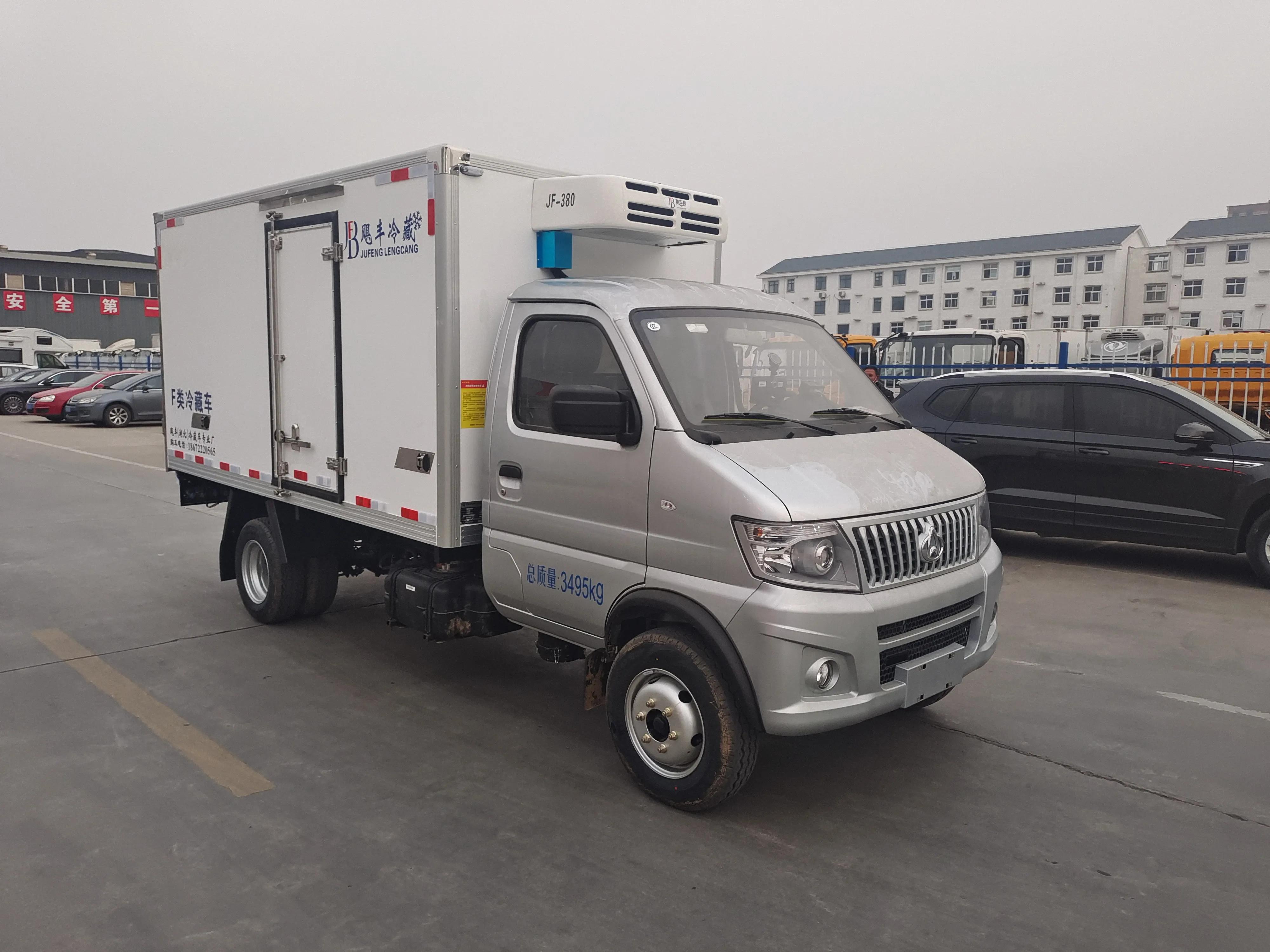 长安神骐t20冷藏厢货,国六长安t20后双轮冷藏车价格