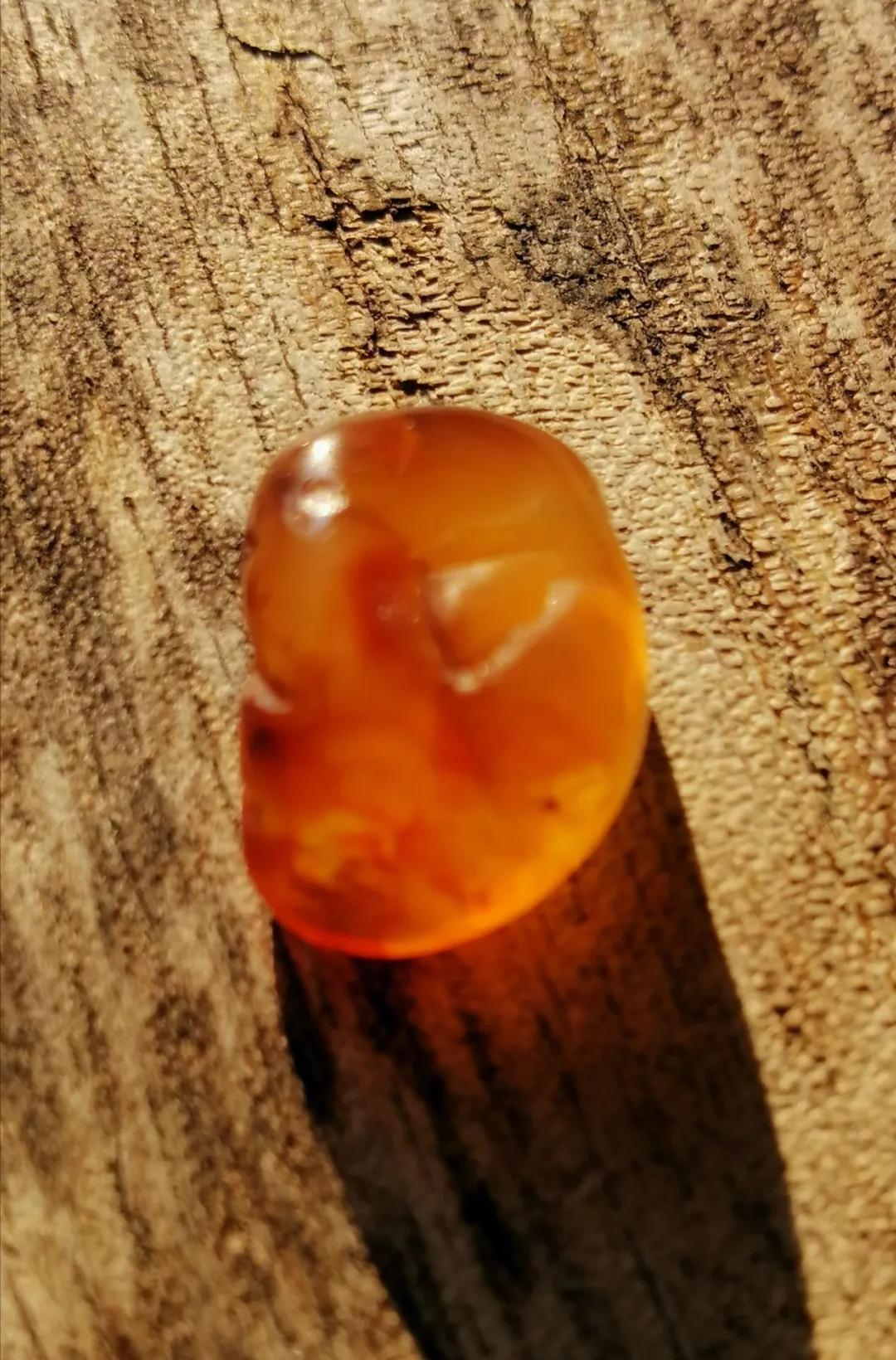 鸡血宝石原石,金黄条纹鸡血宝石