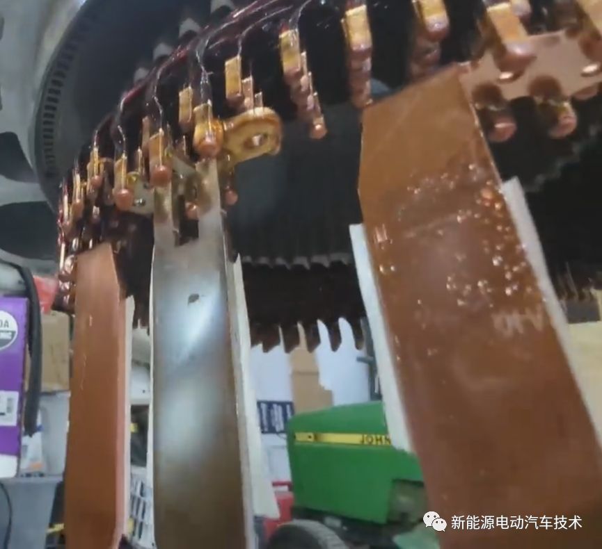 特斯拉扁线电机拆解,特斯拉电机技术原理与应用