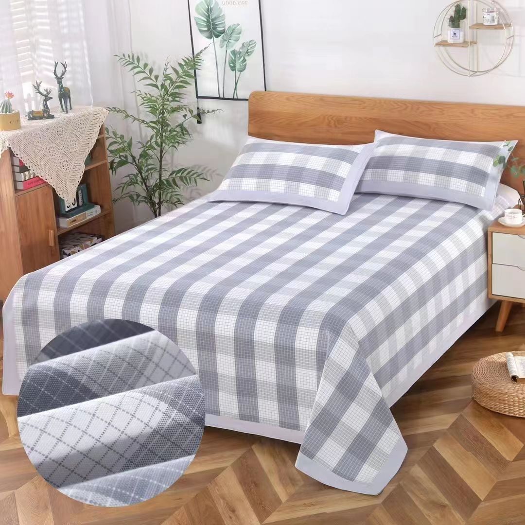 凉而不冰的老粗布凉席,夏天三件套老粗布凉席