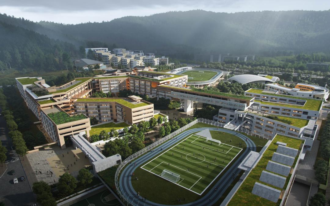 重庆科学城华中师大附属学校,华中师范大学重庆科学城规划图