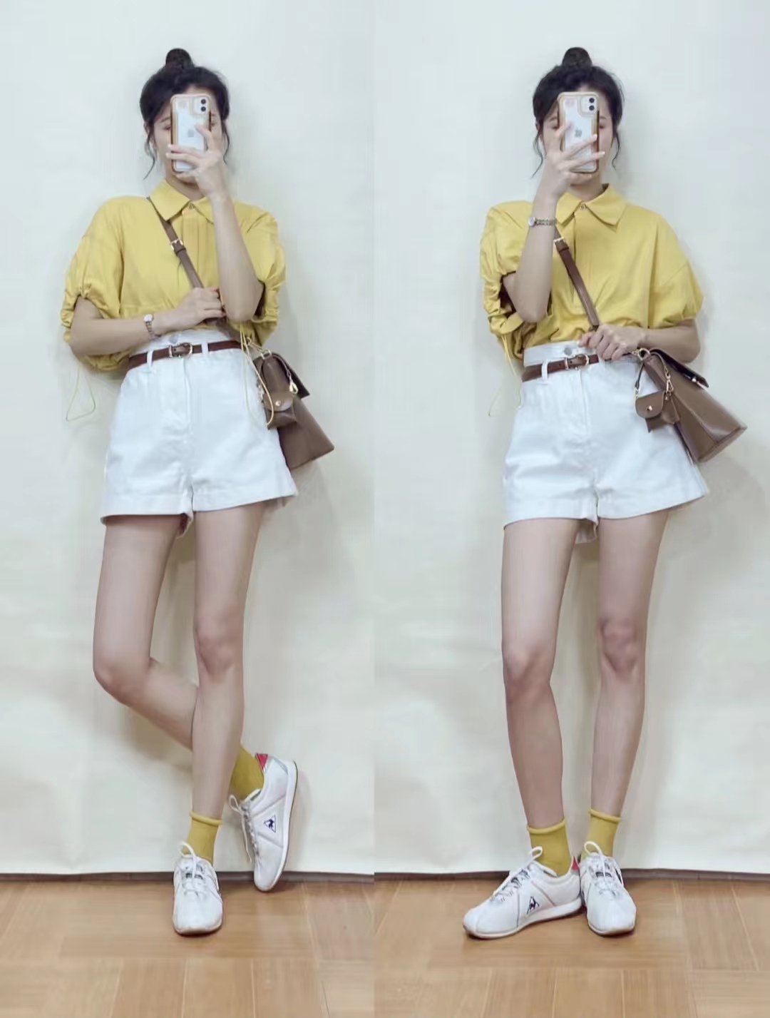 白短裤子怎么搭配衣服和鞋子图片,条纹白色短裤配什么上衣男士