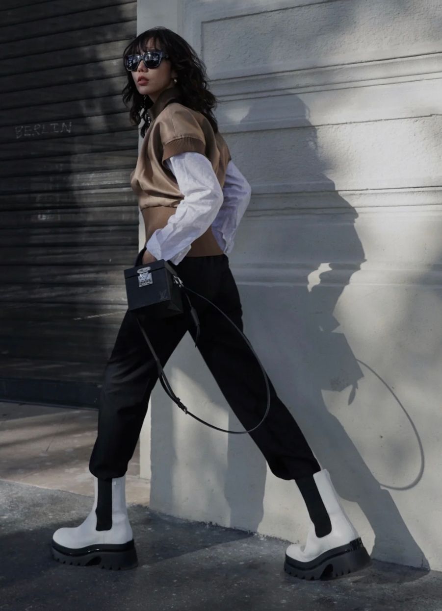 秋冬必备的切尔西靴,英伦风平底切尔西靴