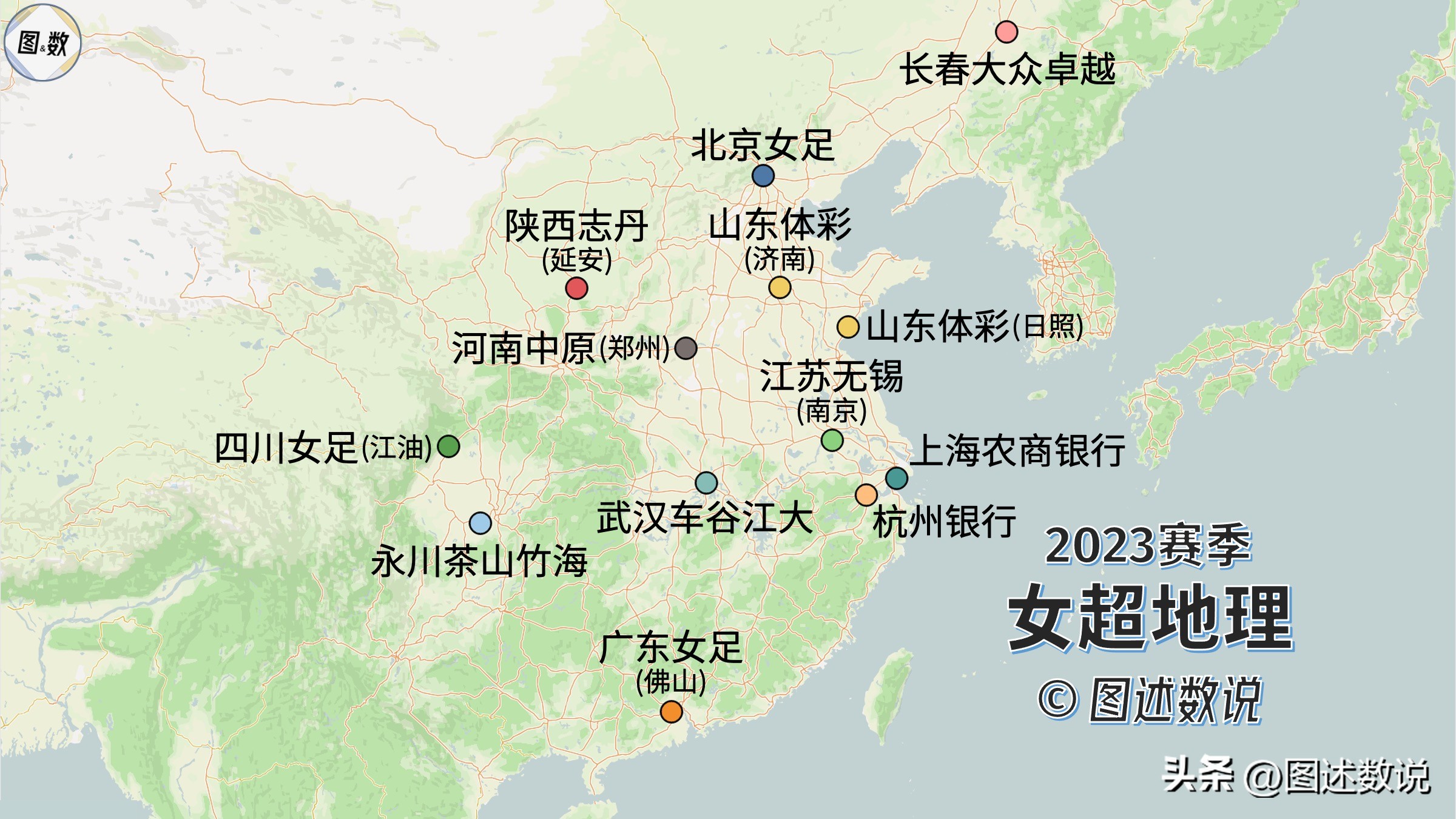 我国北方的职业足球俱乐部,中国职业足球版图