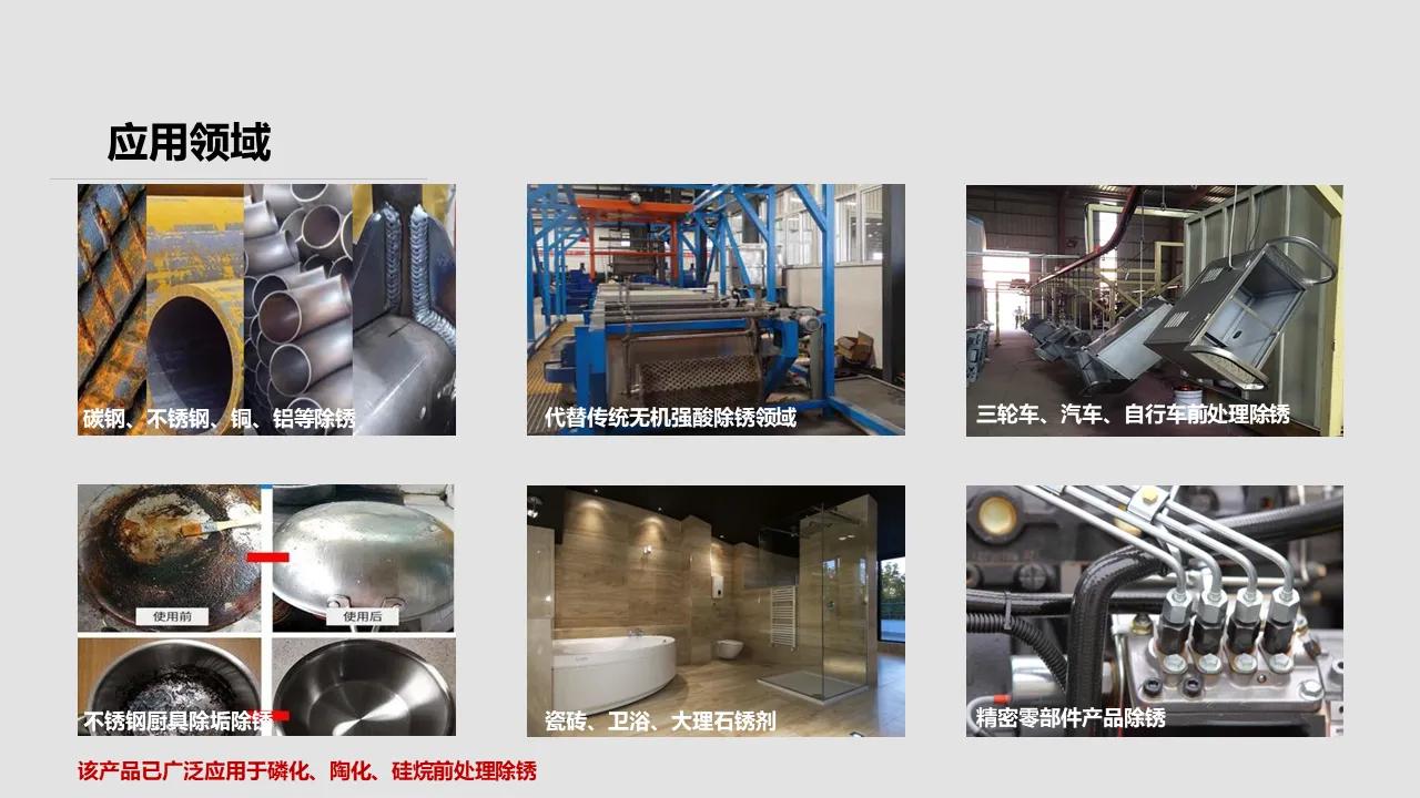 新型环保清洗剂的配方,除油除锈剂新技术新材料