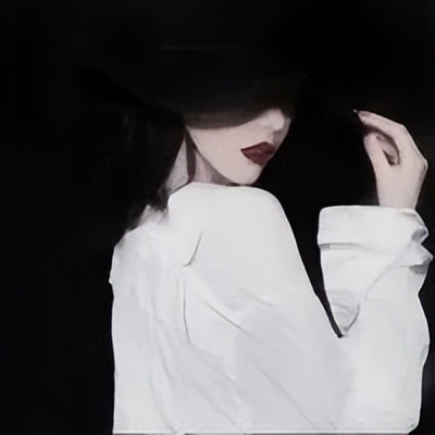 漫女头像黑白高冷伤感,黑白微信头像图片精选伤感