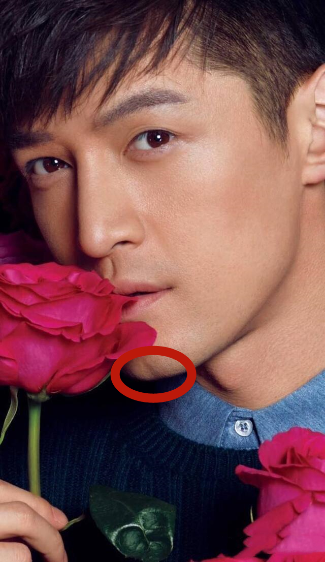 有美人尖下巴的明星,下巴不尖但很平的明星