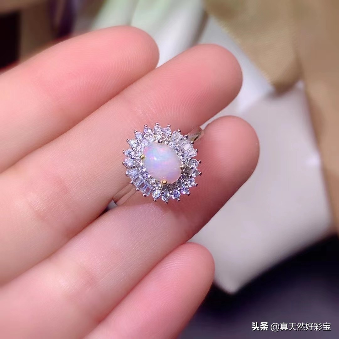 什么样的天然澳宝欧泊戒指好,欧泊戒指银s925