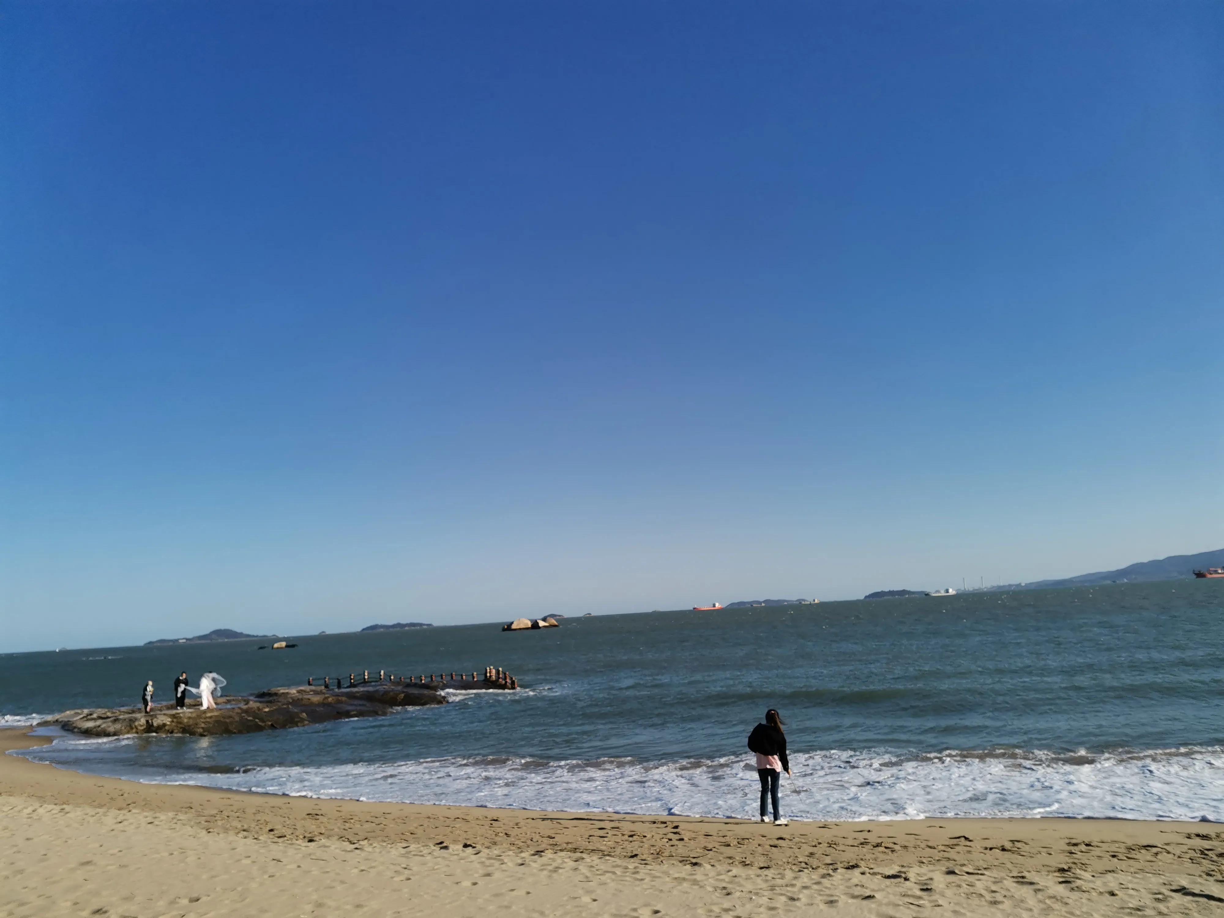 厦门的蓝天白云大海,厦门的海厦门的天空