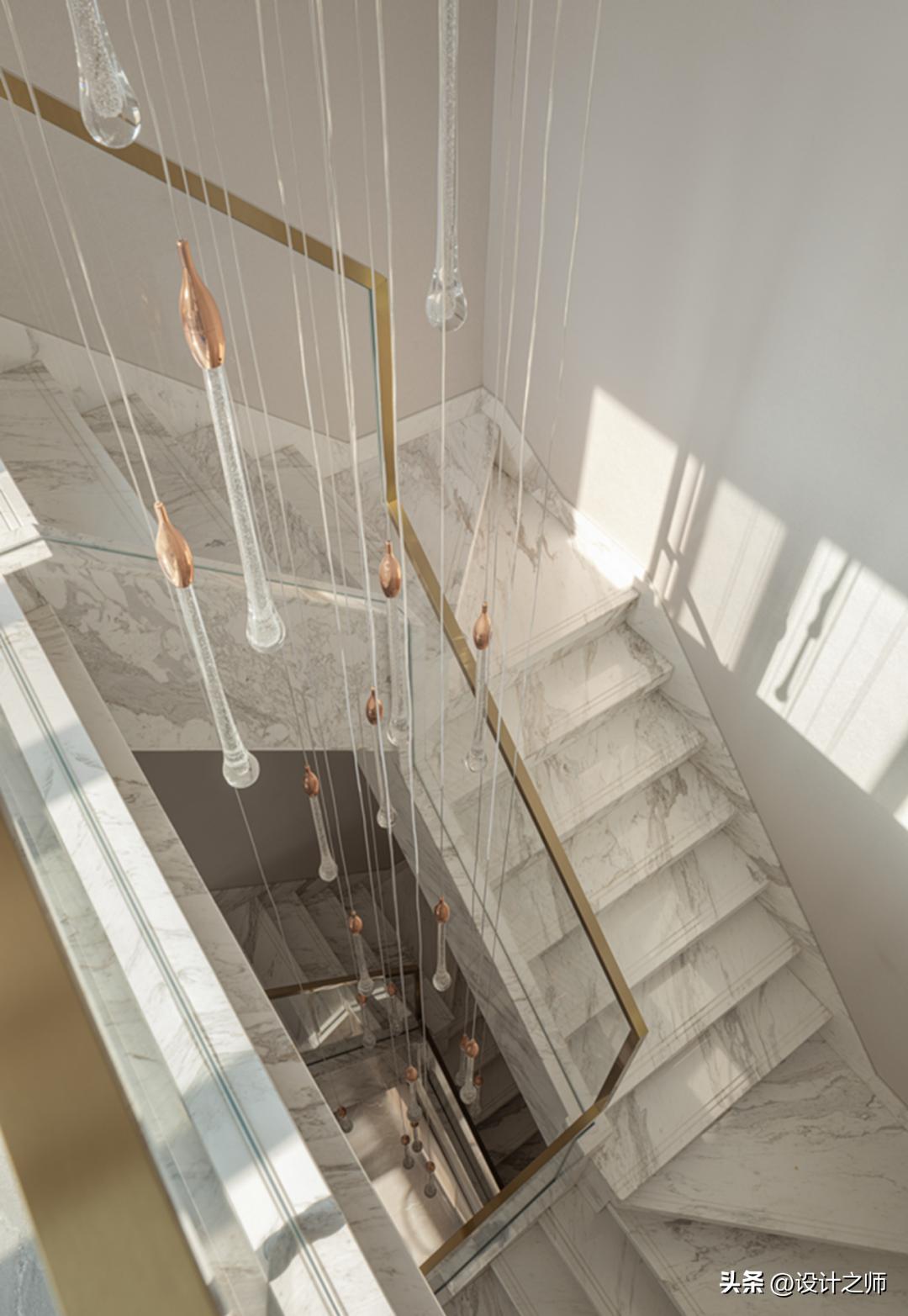 西安河与墅装修设计,西安现代城市别墅效果图