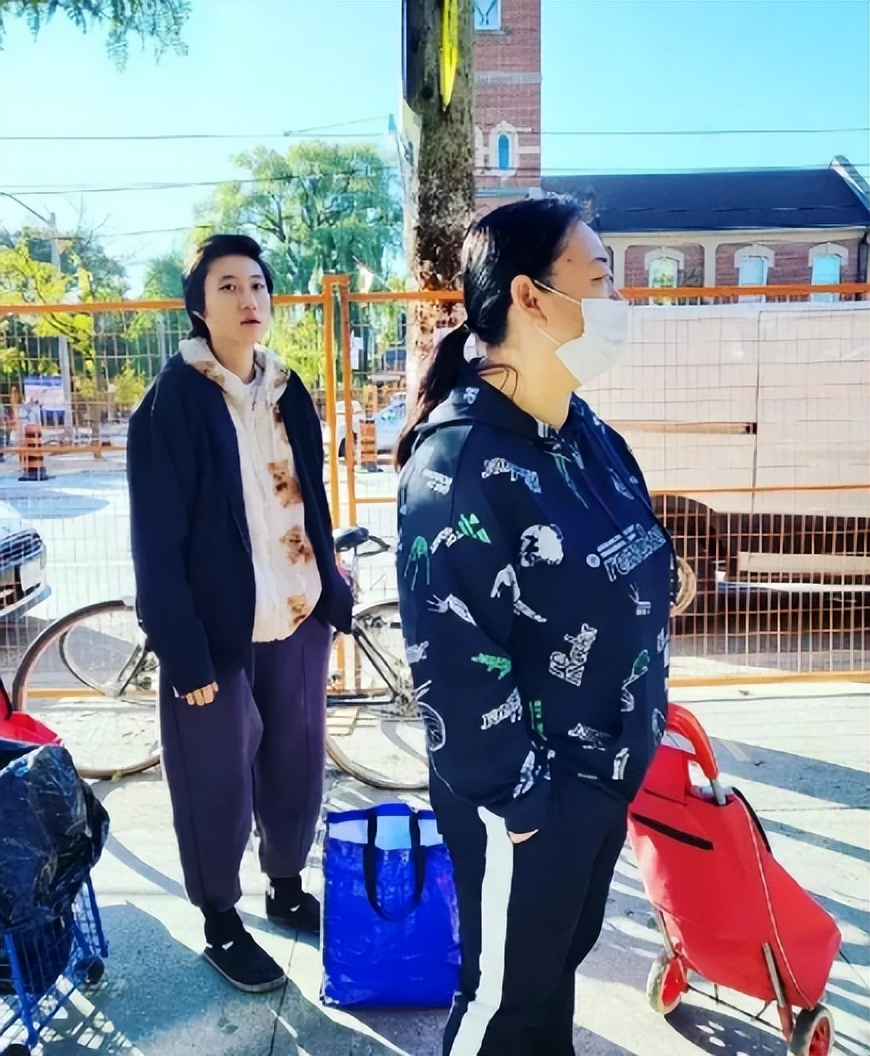 小龙女被爆在加拿大捡垃圾度日,小龙女加拿大街头捡垃圾