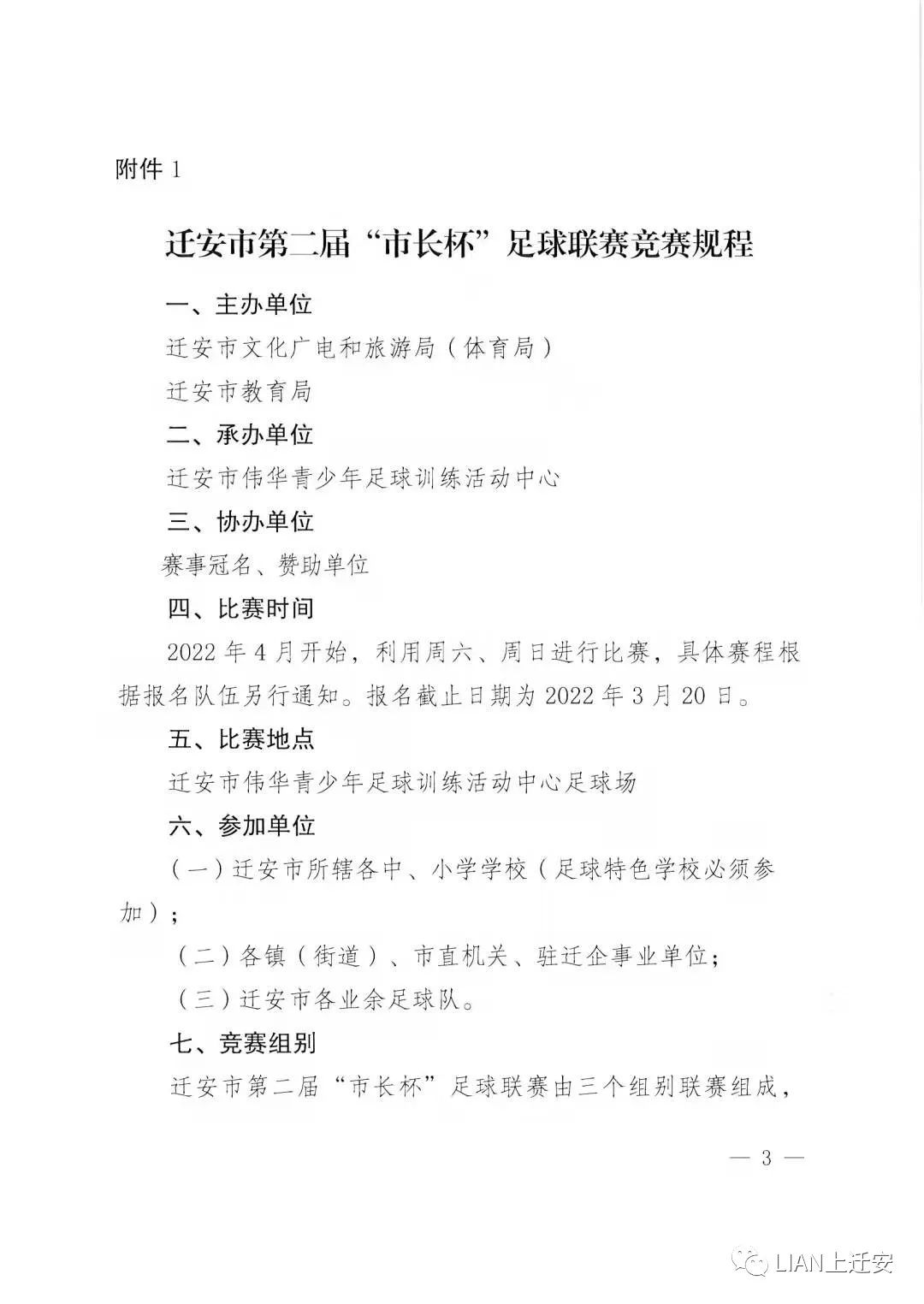 迁安市长杯足球赛,唐山赛区足球联赛