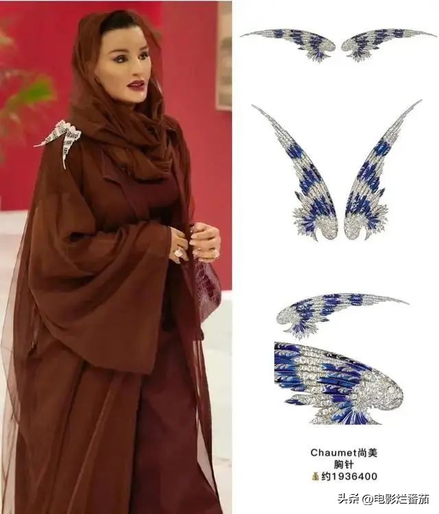 卡塔尔王太后配饰价格,卡塔尔王太后佩戴价值200万的胸针