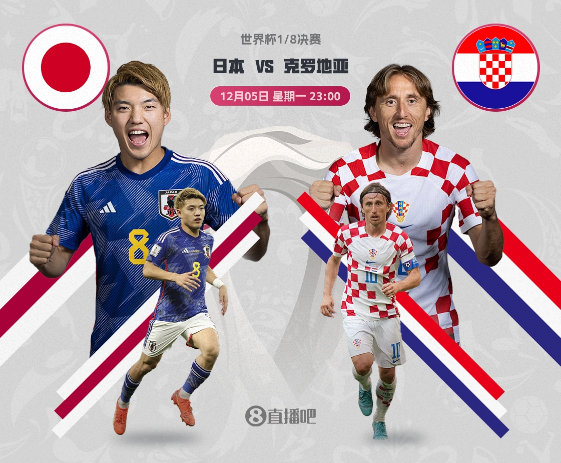 世界杯1/8决赛：日本VS克罗地亚，蓝武士勇闯格子军团全身而退？