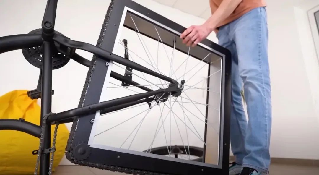 自行车轮胎改装全过程,史上最牛自行车轮胎