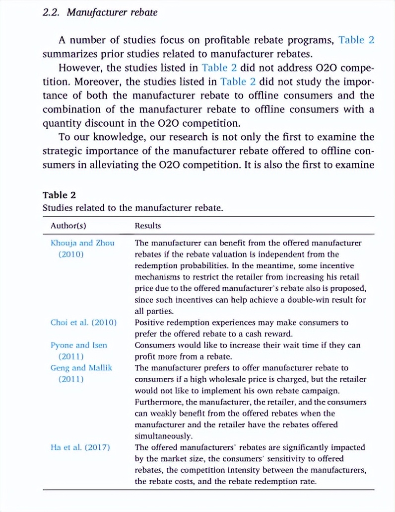 最新钱报（四十九）|Manufacturerrebate期刊论文分享