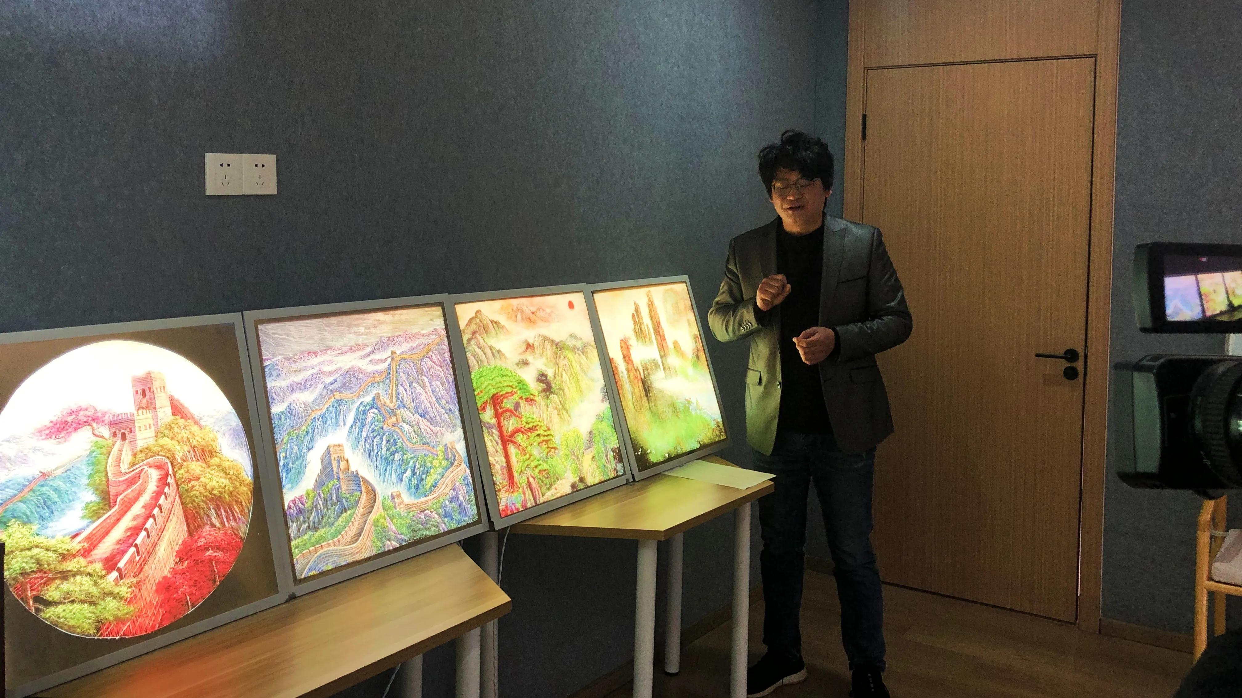 武汉市蔡甸区文艺大讲堂线上直播—盛焰镜画艺术人生