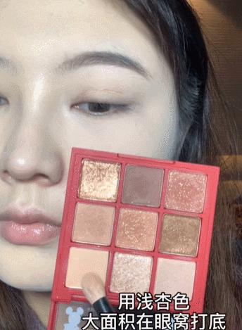 初秋氛围感枫糖棕色系妆容,秋冬焦糖暖栗妆