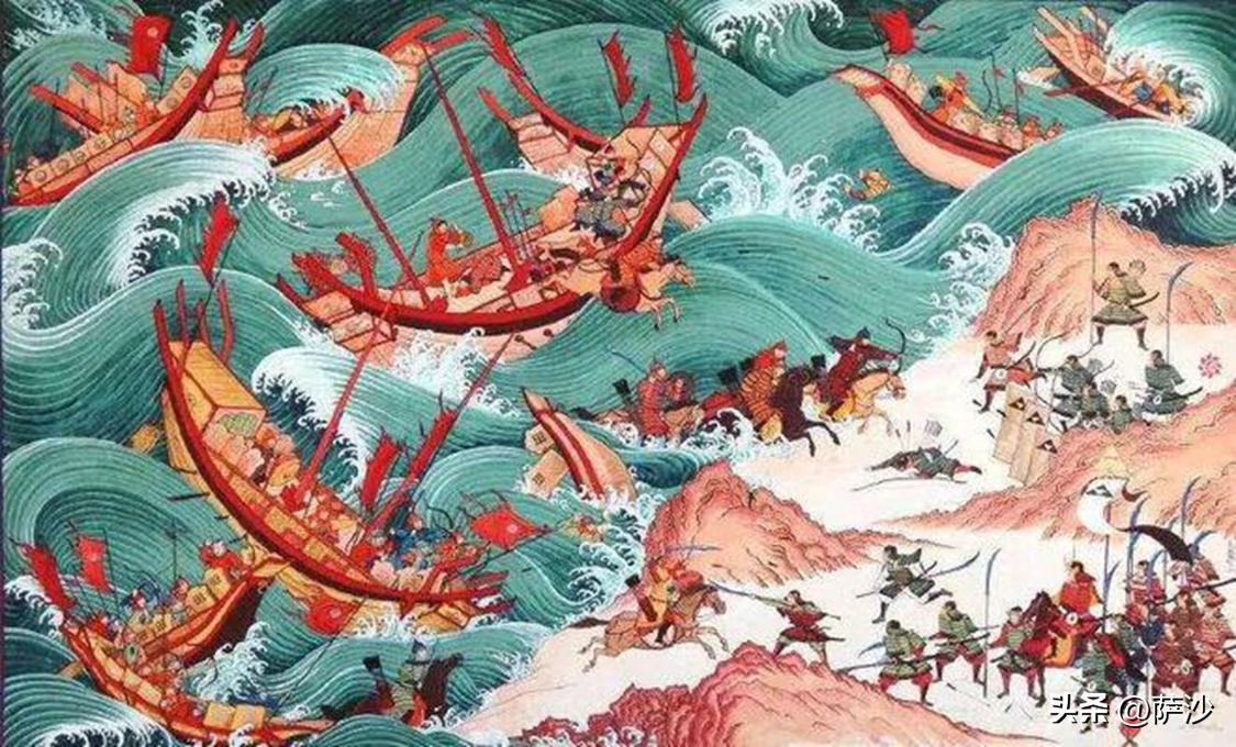 蒙古侵略日本时的台风,神风两次拯救日本的历史真相