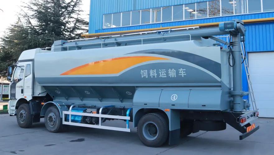 散装饲料运输车租赁,散装饲料运输车配置