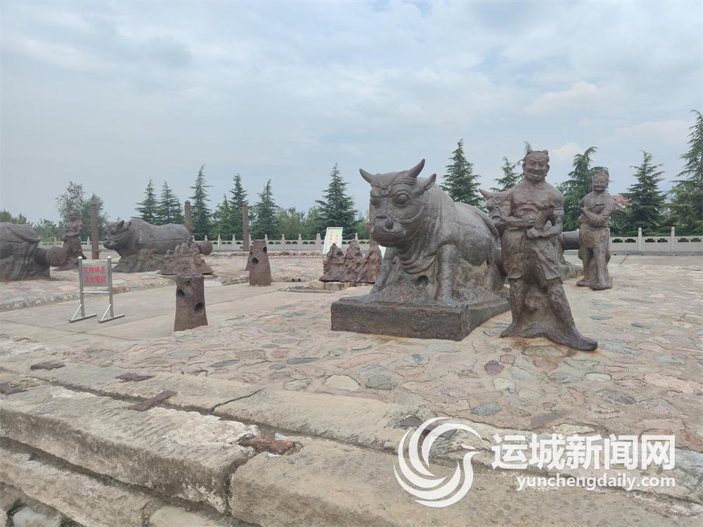 永济黄河大铁牛历史传说,永济开元铁牛图片