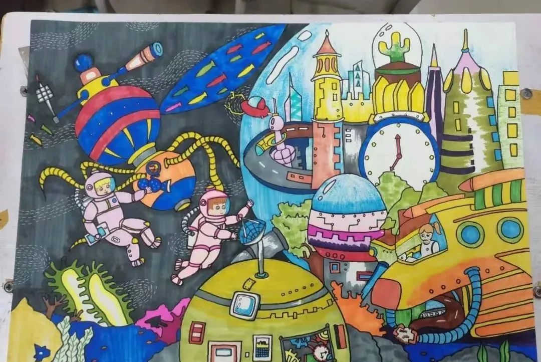 科幻画大全让科学插上艺术的翅膀,插上梦想的翅膀科幻画