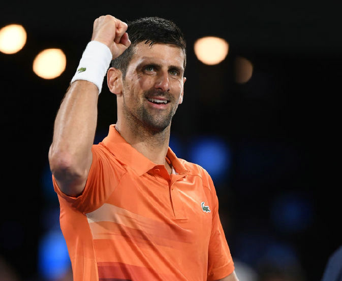 德约澳网最新官方消息,德约晋级澳网四强砸拍子