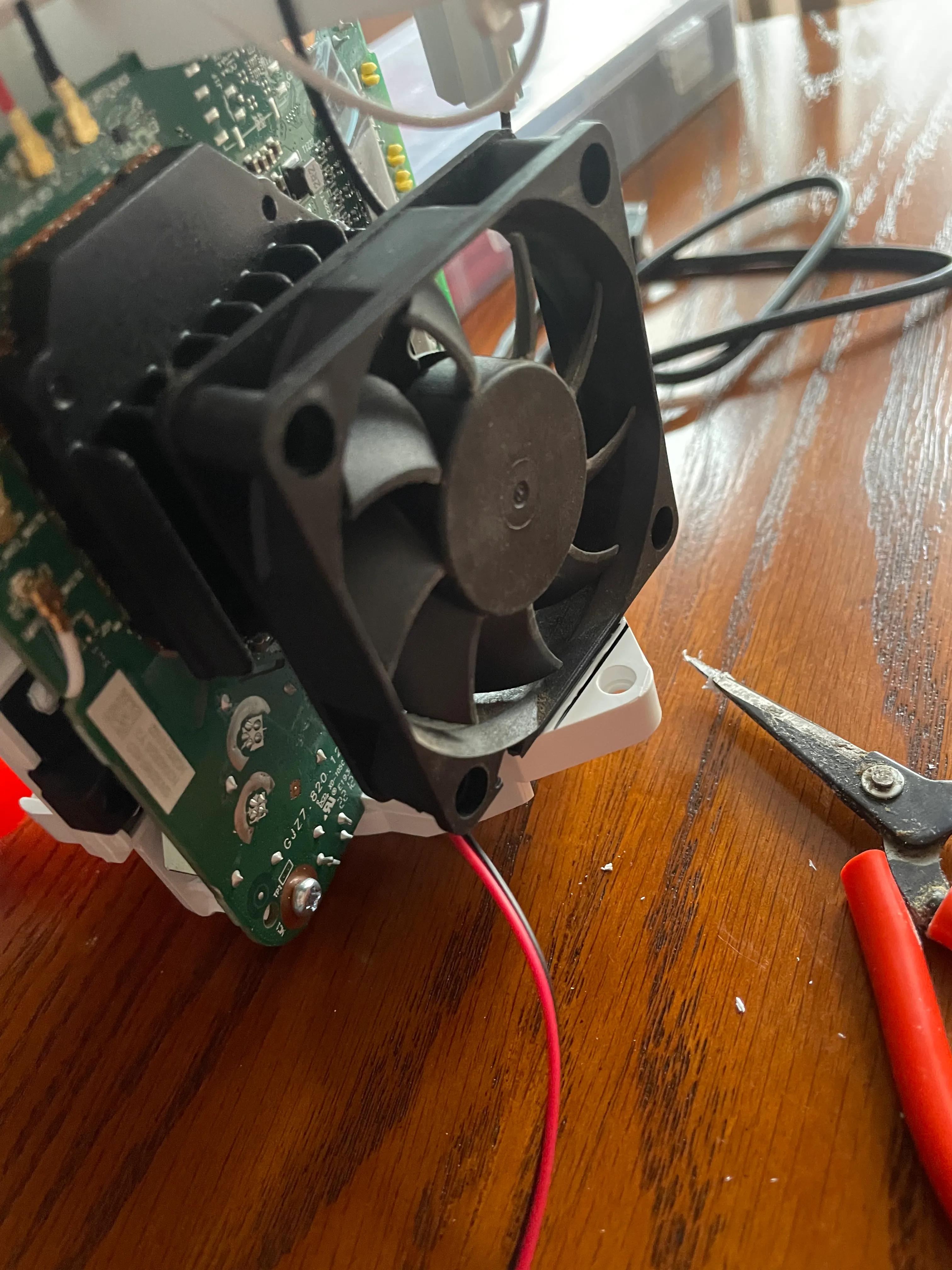 光猫散热风扇,更换光猫一体