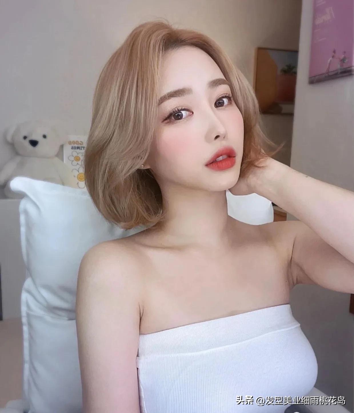 冷艳短发礼服,中短发冷艳妆容